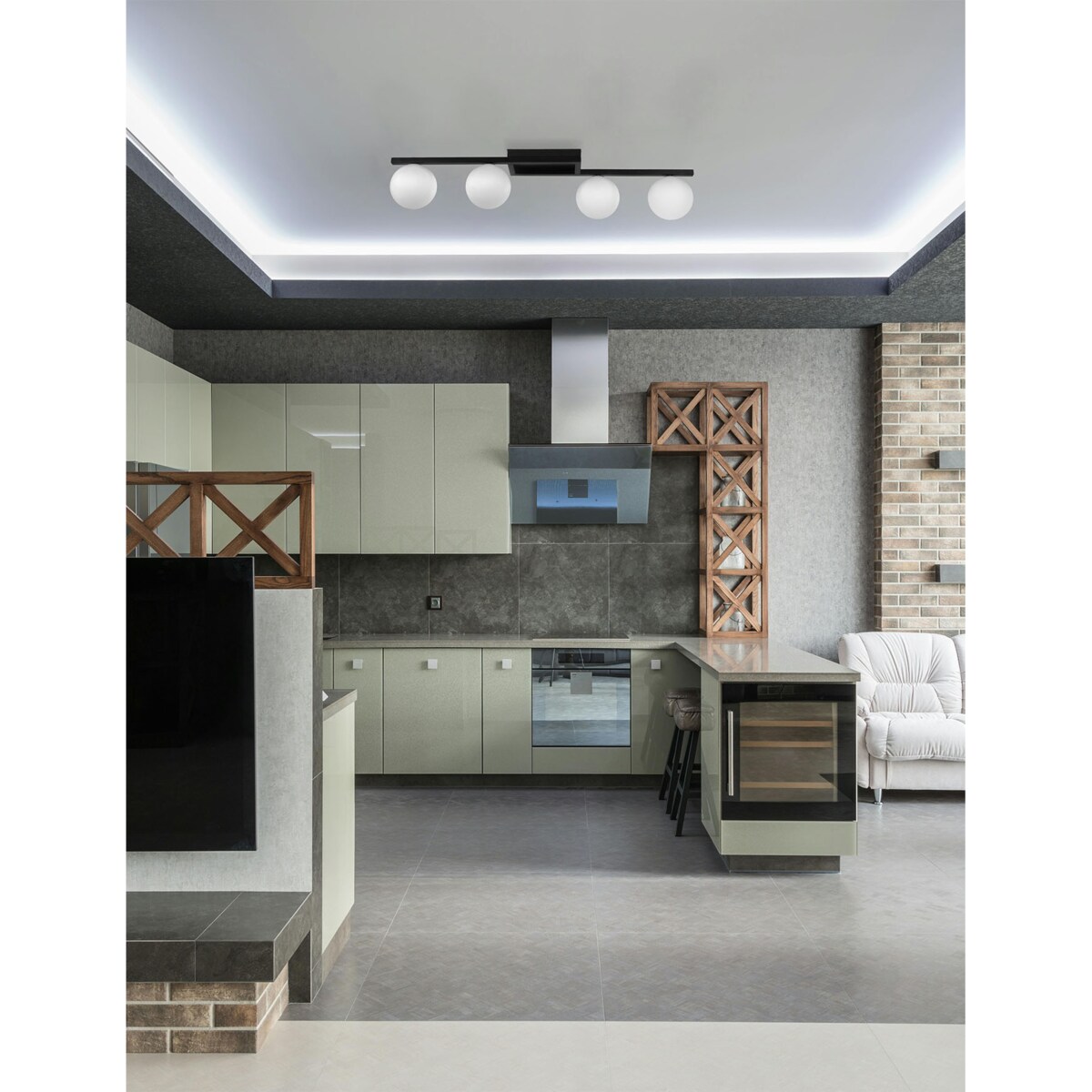 Lampa sufitowa K-5460 z serii KORFU