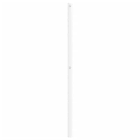 vidaXL Metalowe wezgłowie, białe, 180 cm