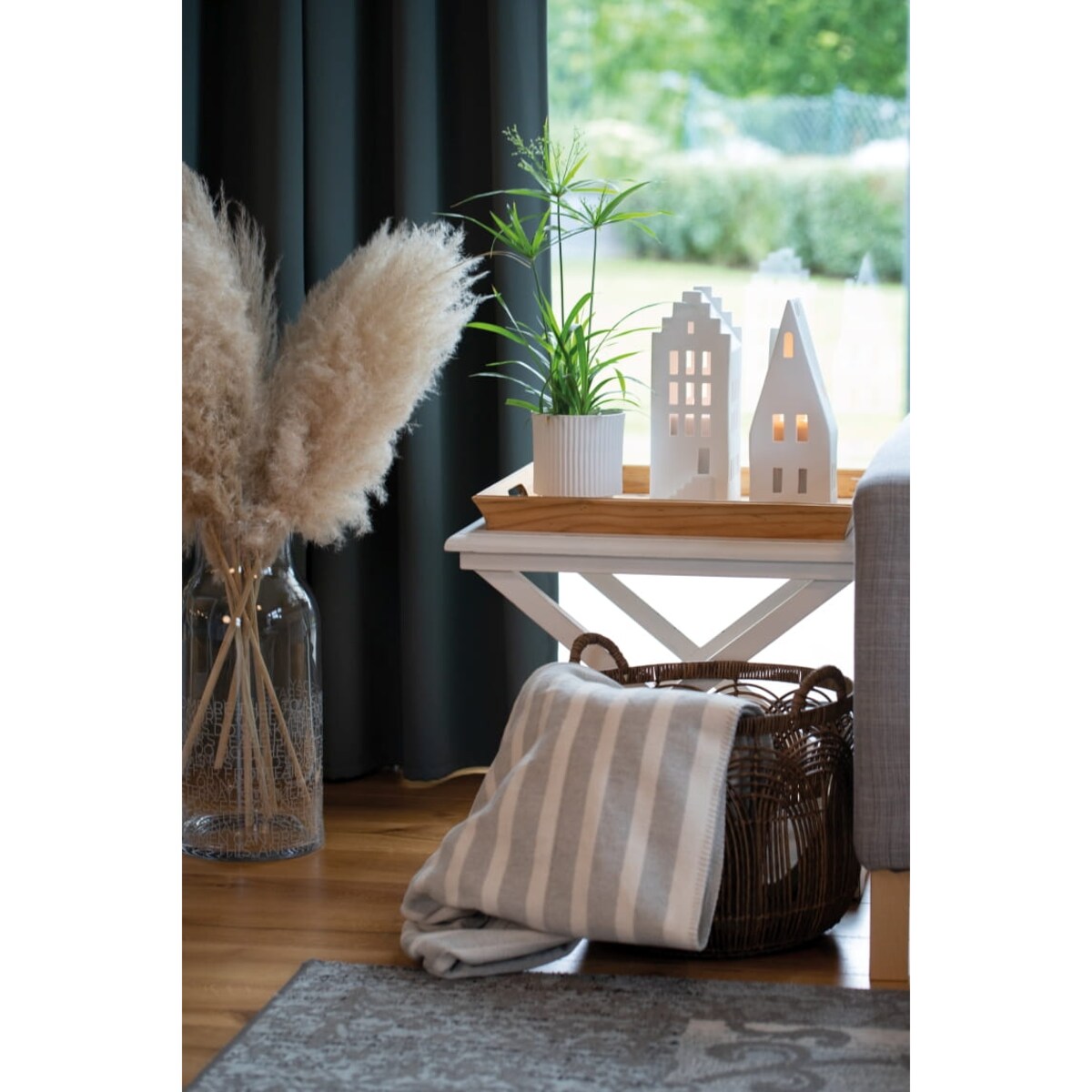 Duży lampion Kamienica, 11.5 x 15.5 x 31.5 cm