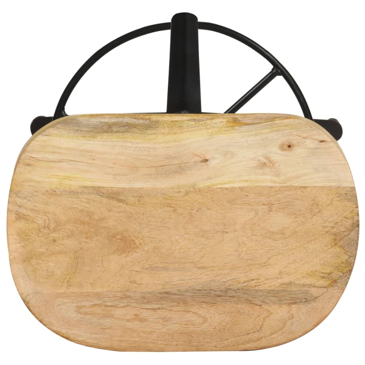 vidaXL Stołki barowe, 2 szt., 66 cm, lite drewno mango