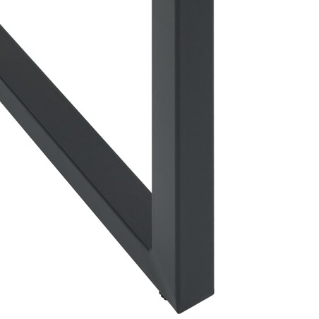 vidaXL Stołki barowe, 2 szt., czarne, 38x38x80 cm, malowana stal