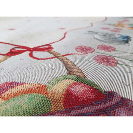 Obrus Wielkanocny 140X280 Cm Na Stół Ozdobny Dekoracyjny Leveret