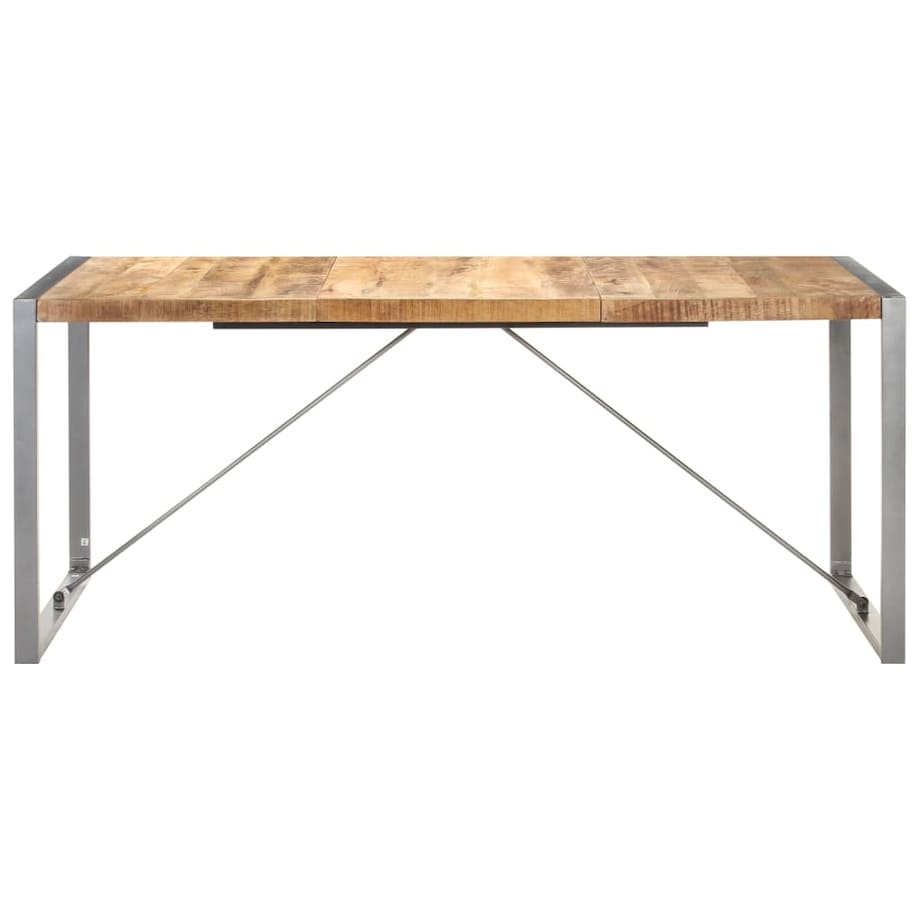 vidaXL Stół jadalniany, 180 x 90 x 75 cm, lite, surowe drewno mango