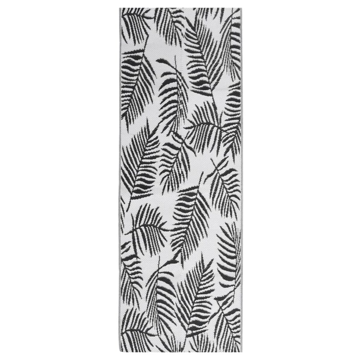 vidaXL Dywan zewnętrzny, ARAKIL czarny, 80 x 250 cm, PP