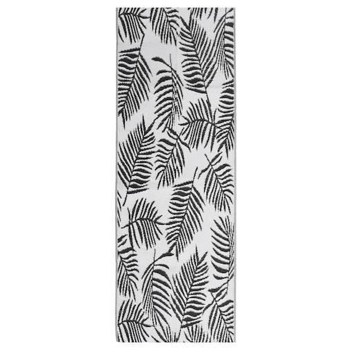 vidaXL Dywan zewnętrzny, ARAKIL czarny, 80 x 250 cm, PP