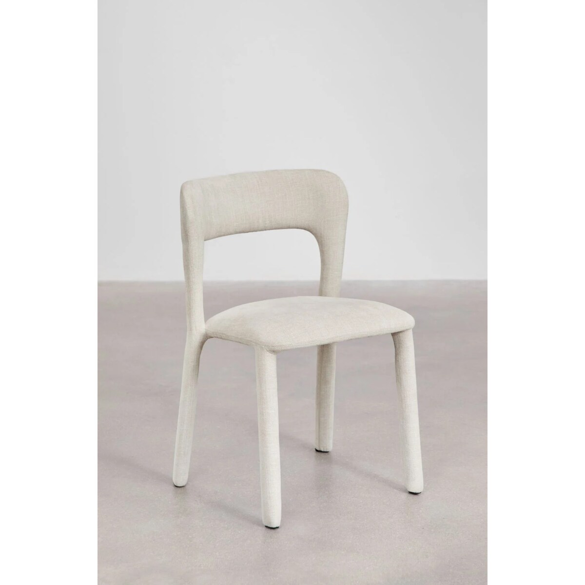 Krzesło do jadalni tapicerowane Brussels kremowe