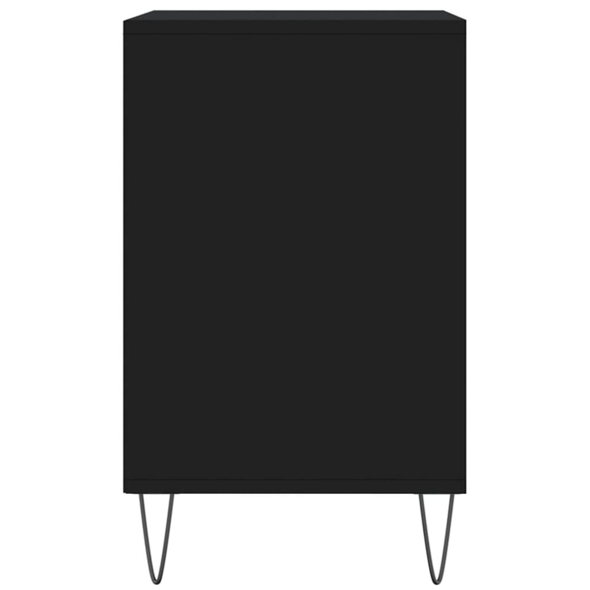 vidaXL Szafka na buty, czarna, 102x36x60 cm, materiał drewnopochodny