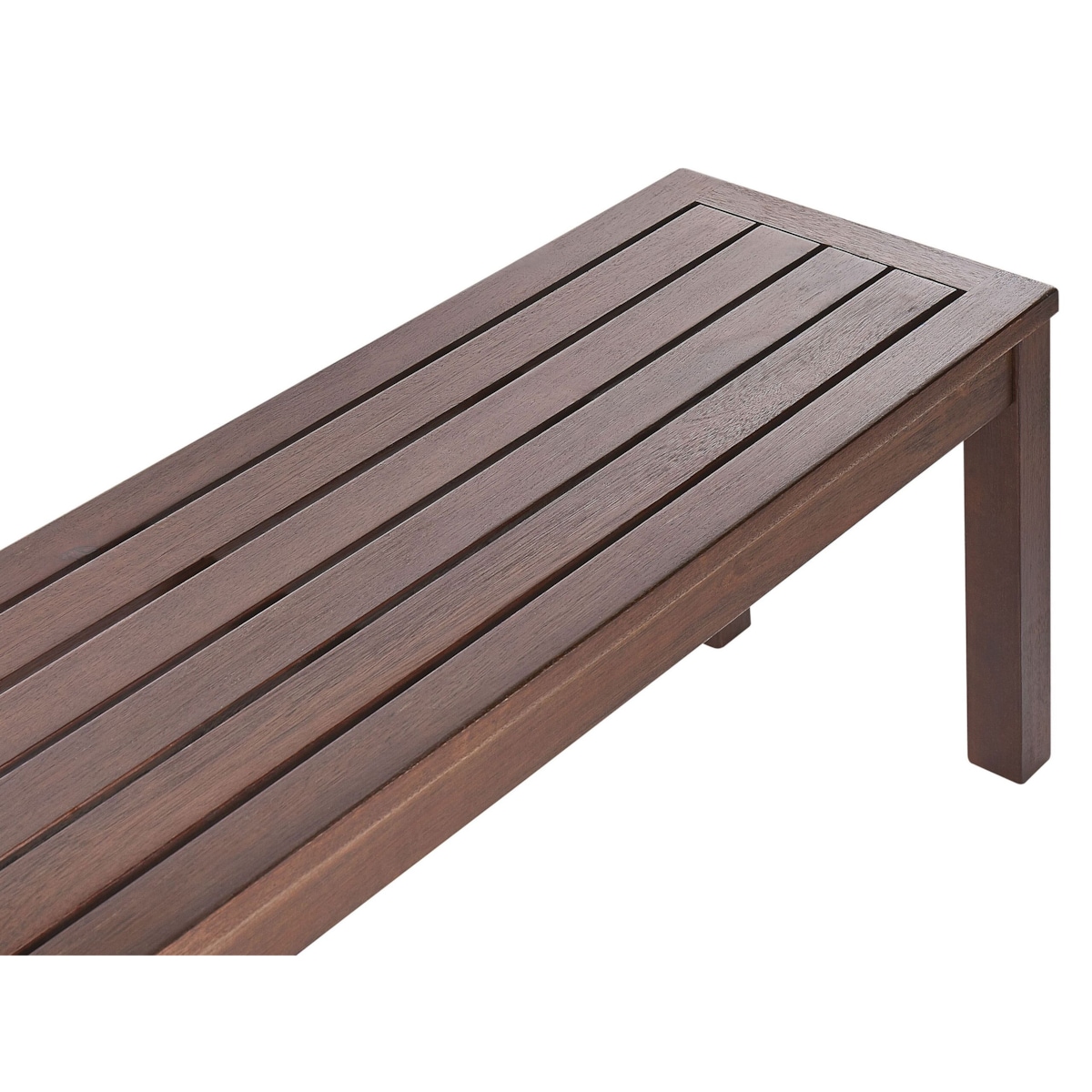 Ławka ogrodowa eukaliptus 160 cm naturalna TUSCANIA