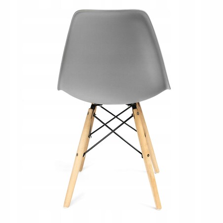 4 X Krzesło Do Jadalni Kuchni Stołu Zestaw Komplet Szare (Ikeabox)