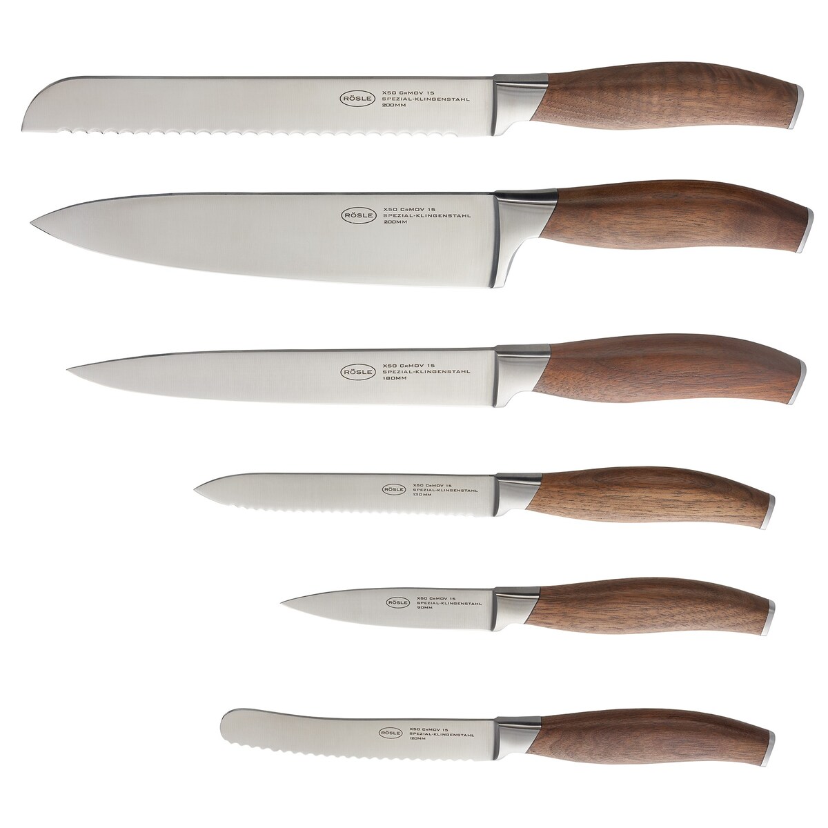 ROESLE - Zestaw noży w bloku 7cz.