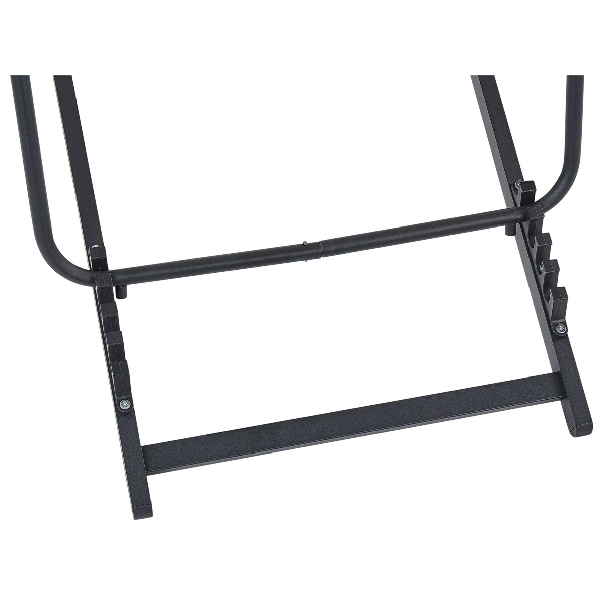 Leżak ogrodowy kremowo-czarny LOCRI II