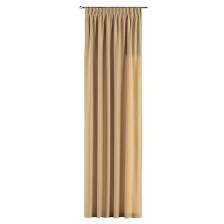 Zasłona na taśmie marszczącej 1 szt. 130x245 złoty z połyskiem