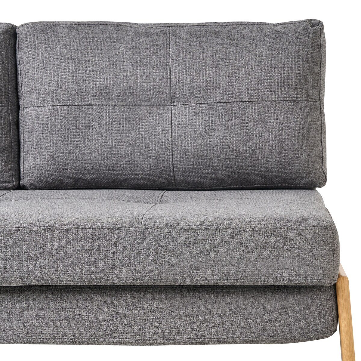 Sofa rozkładana dla 2 osób EDLAND Ciemnoszary