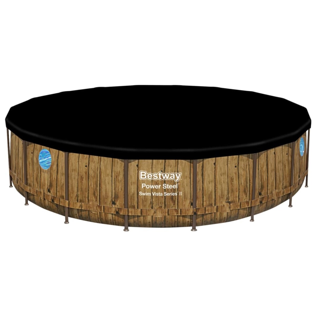 Bestway Basen Power Steel z akcesoriami, 549x122 cm