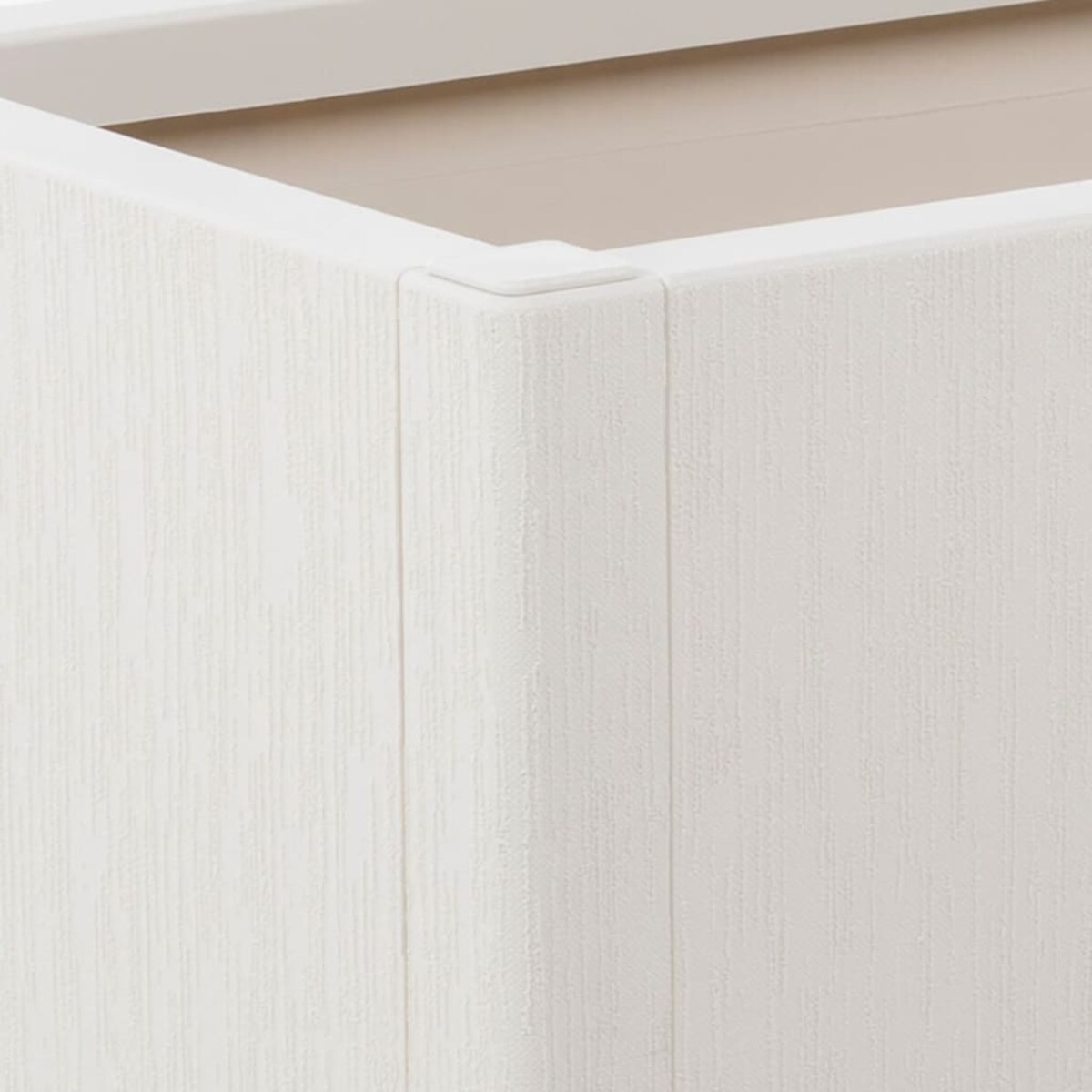 vidaXL Donica ogrodowa, biała, 80x36x35 cm, PP