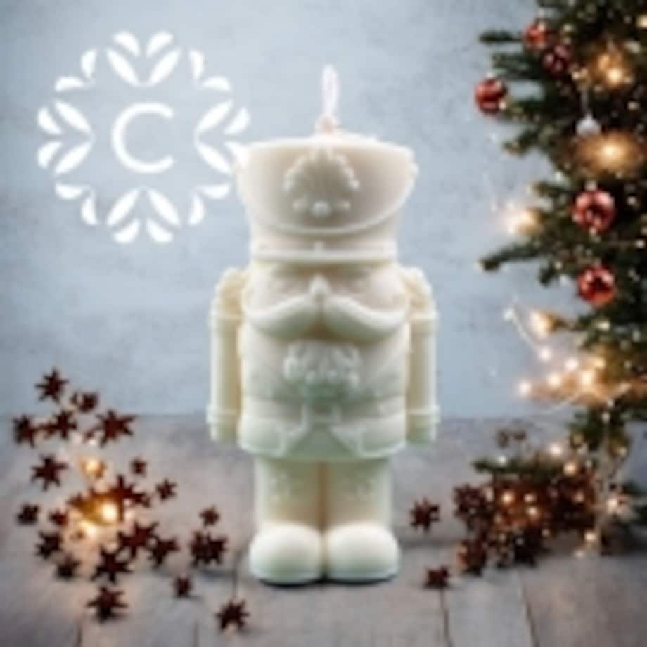 Świeca dekoracvyjna Świąteczny Dziadek do Orzechów