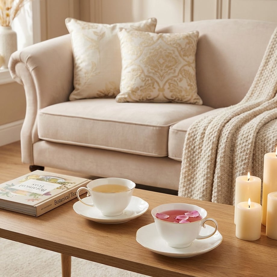 VILLA ITALIA Filiżanka do herbaty porcelanowa 200 ml POEM