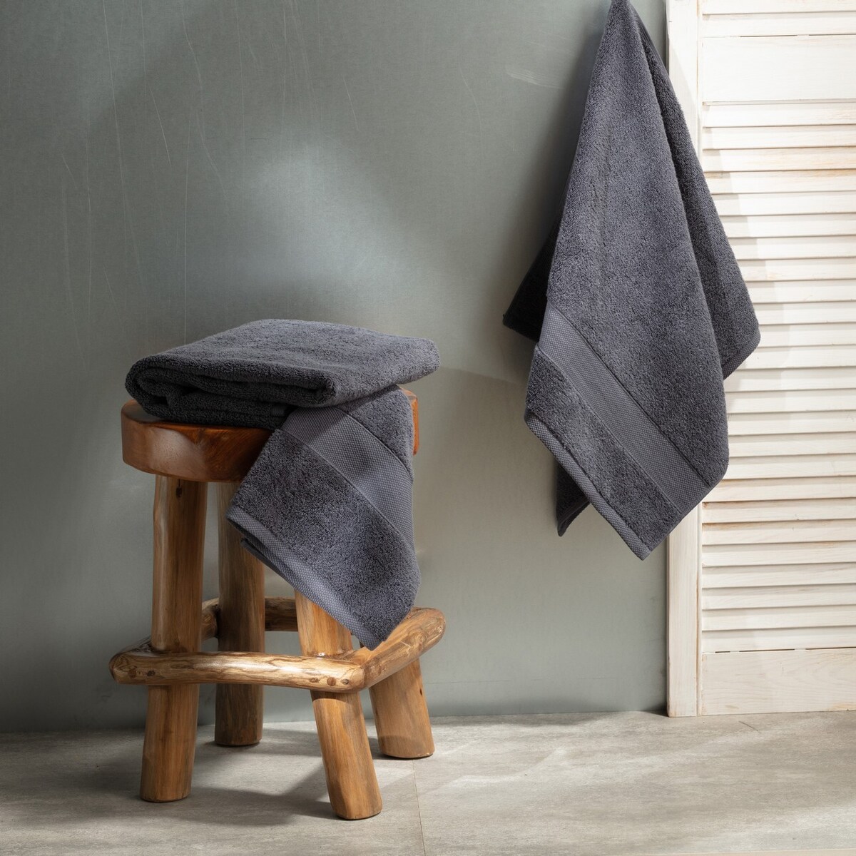 Ręcznik Cairo 70x140cm graphite, 70 x 140 cm