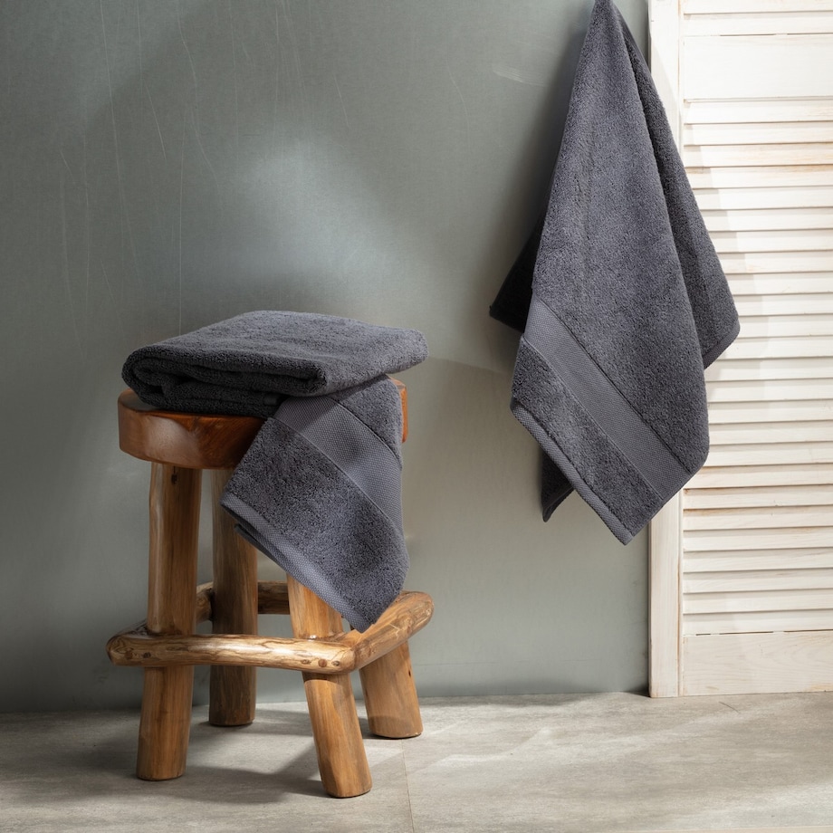 Ręcznik Cairo 70x140cm graphite, 70 x 140 cm