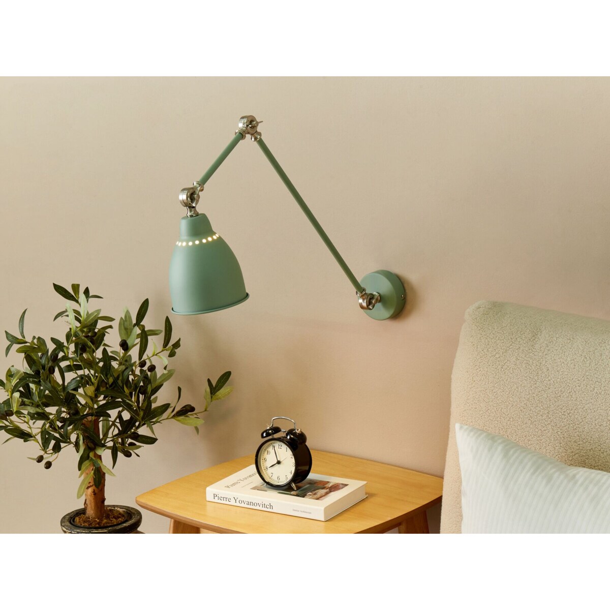 Lampa ścienna jasnozielona MISSISSIPPI