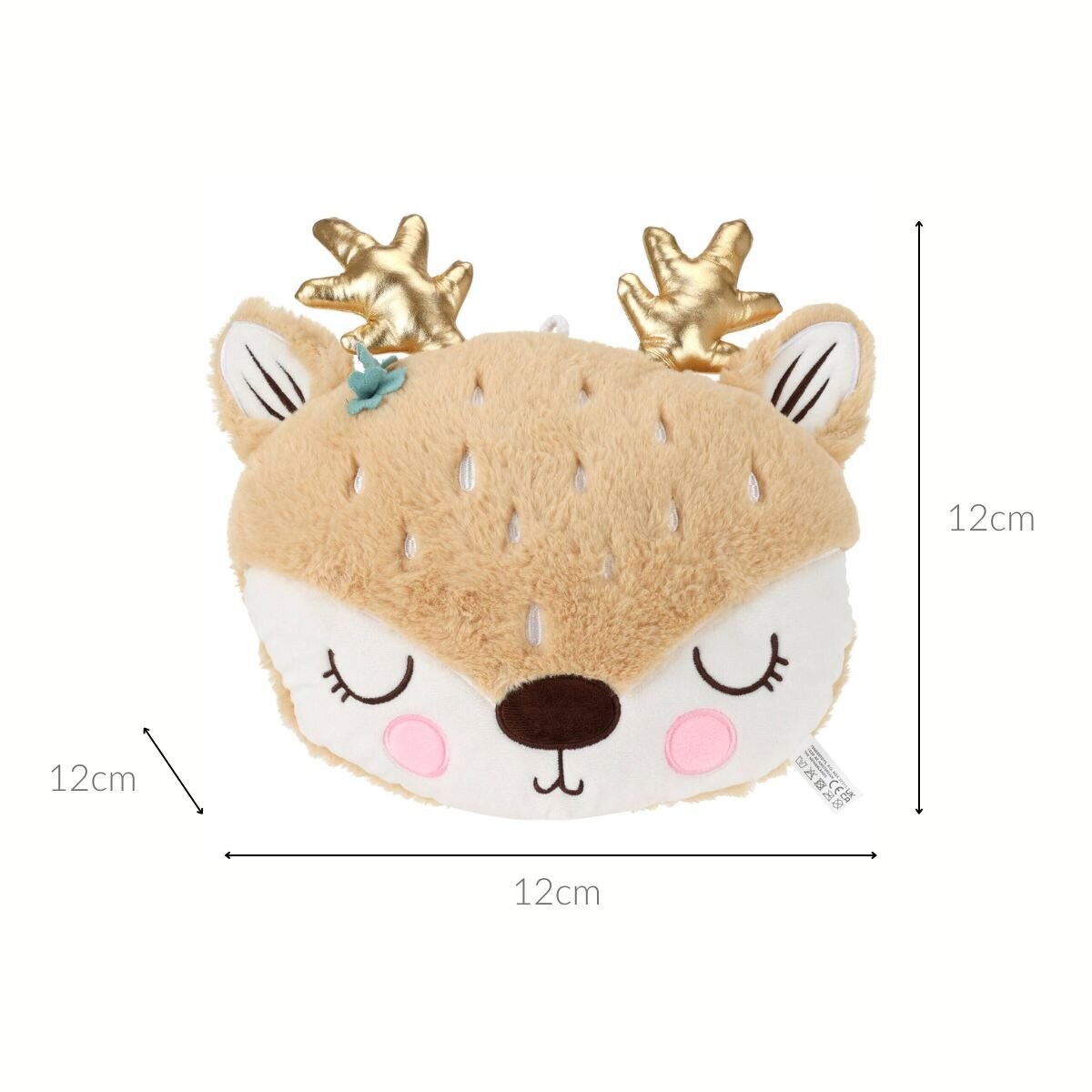 Poduszka przytulanka Reniferek, 28 x 25 x 10 cm