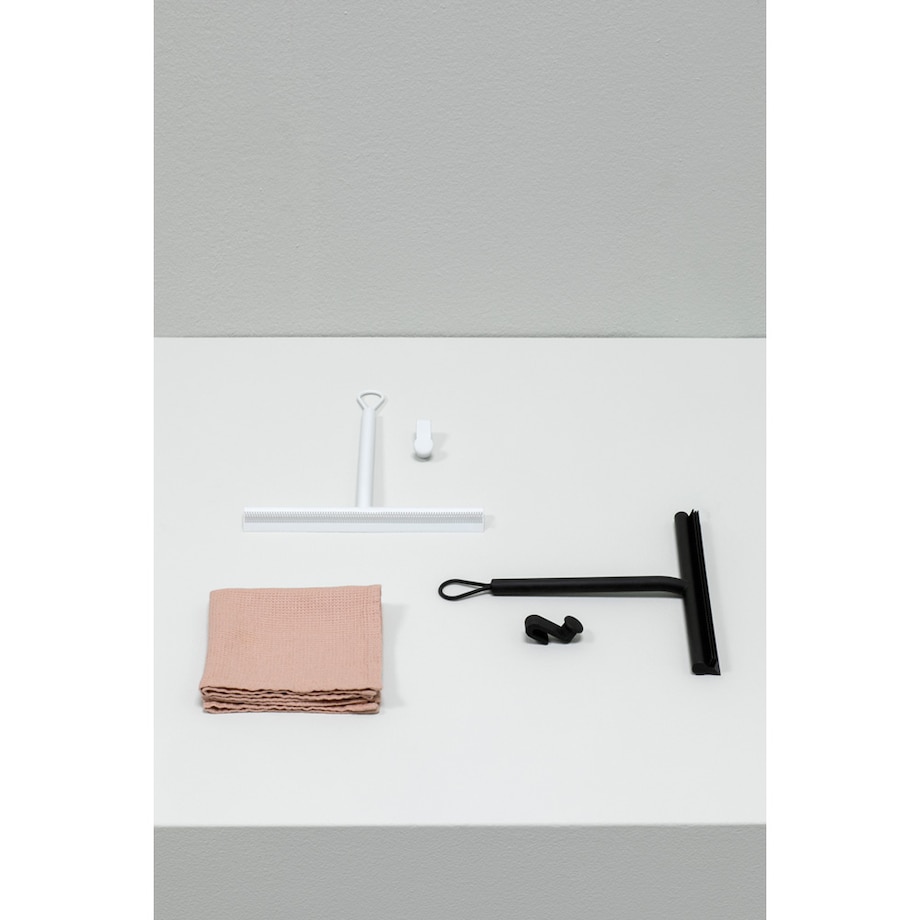 Ściągaczka prysznicowa z uchwytem ReNew ciemnoszara 280160