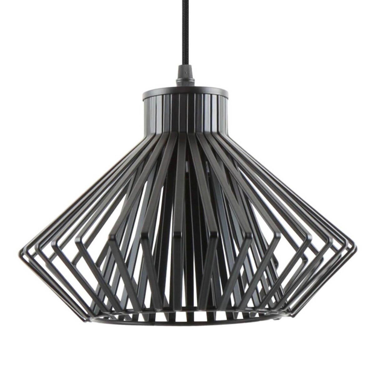 Metalowa lampa zwisowa do salonu Dolia A8080-BK Zumaline czarna