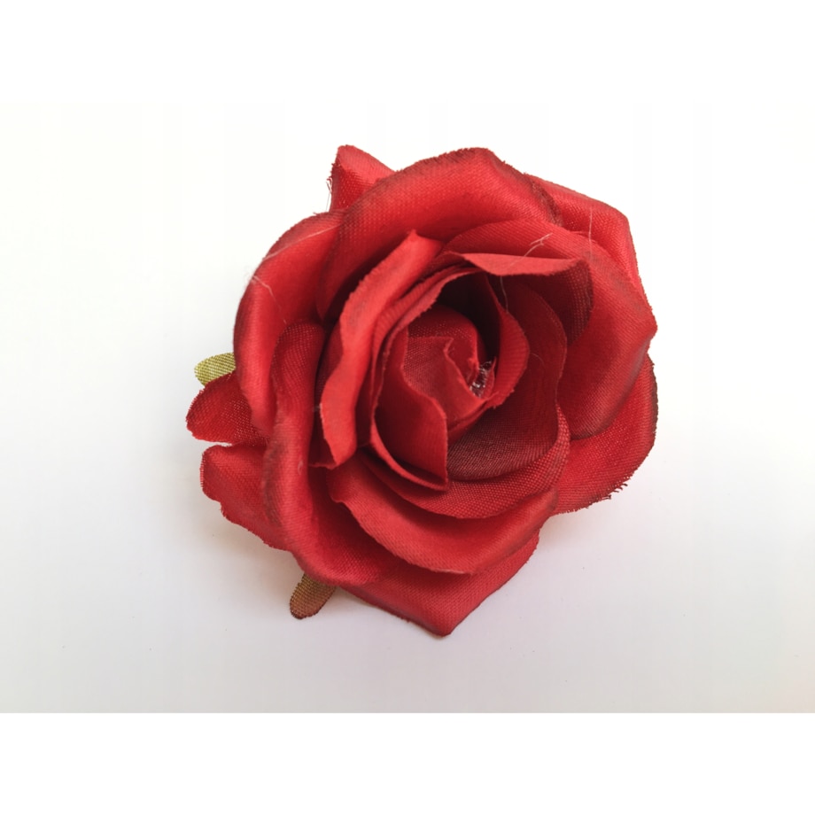 RÓŻA MAŁA sztuczna czerwona na stroik wiązankę 6x