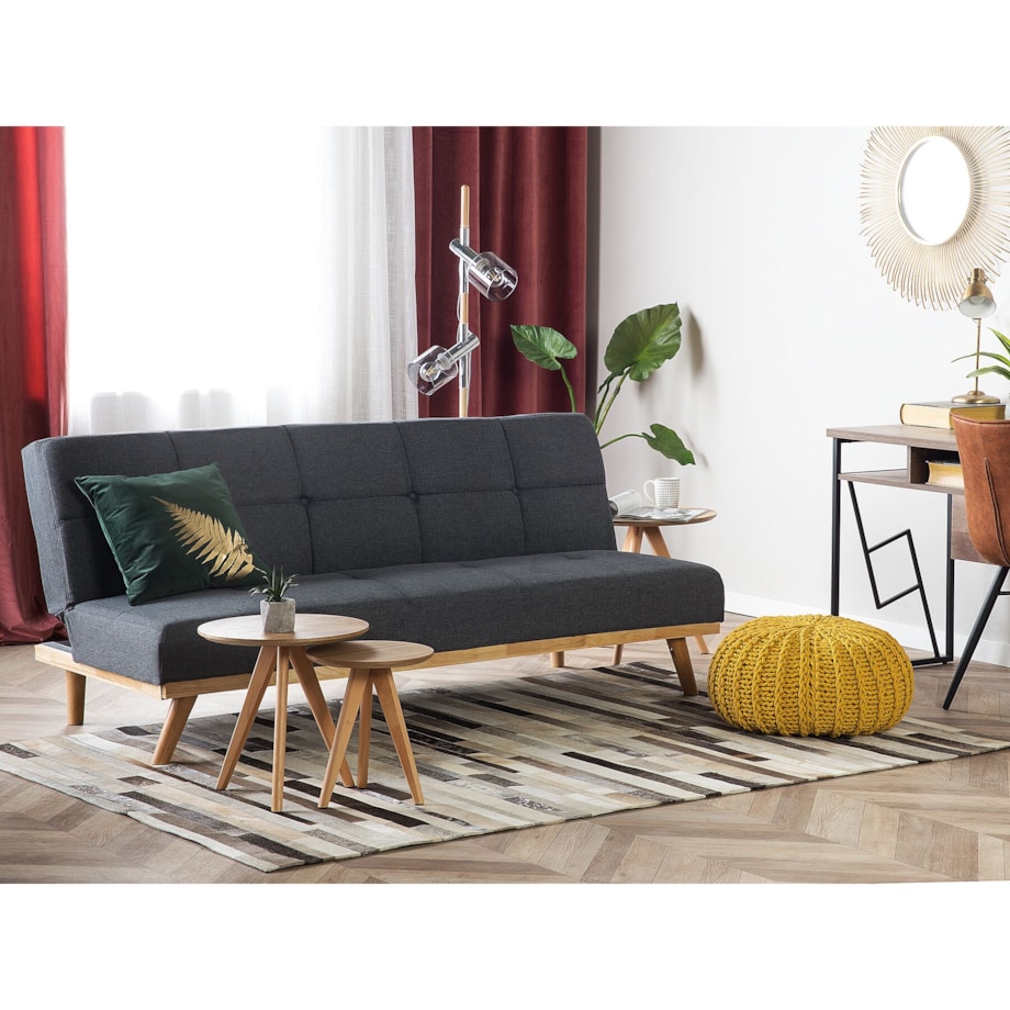 Sofa rozkładana FROYA Ciemnoszary