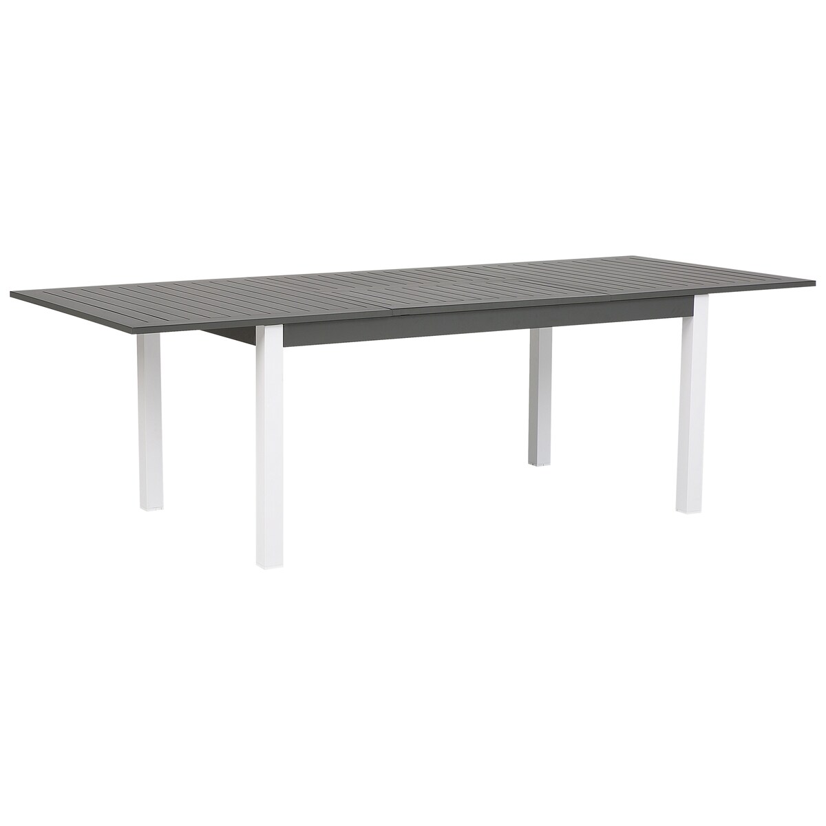 Stół ogrodowy rozkładany PANCOLE 168/248 cm 100 cm Metal Szary