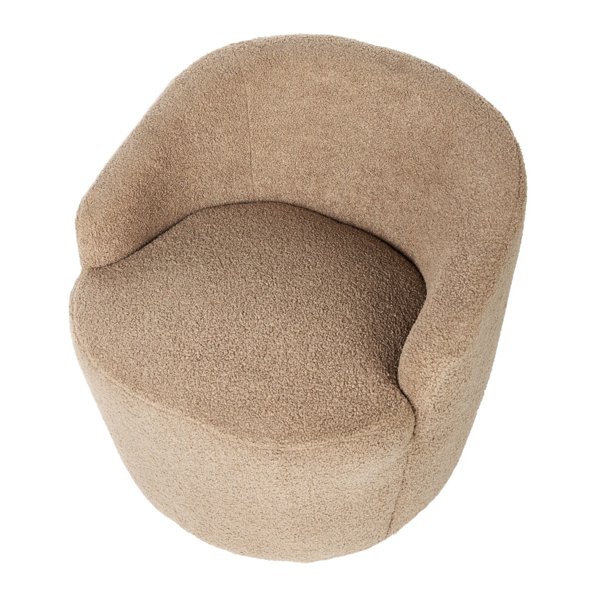 Fotel DAVIK Boucle Beżowoszary