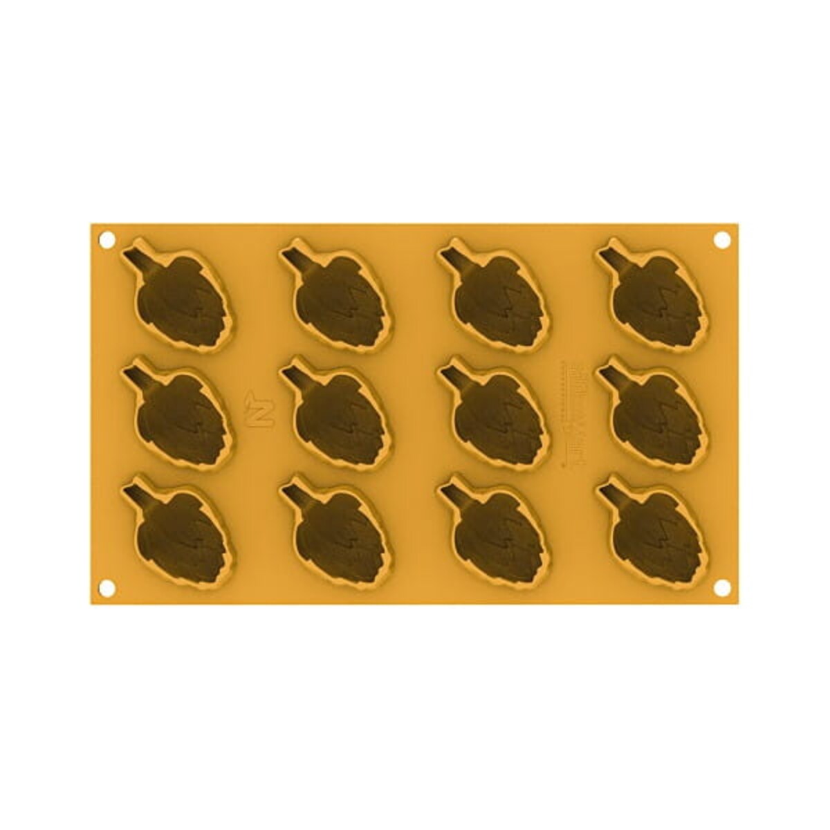 Forma silikonowa Silikomart Carciofo, 12 gniazd w kształcie karczocha