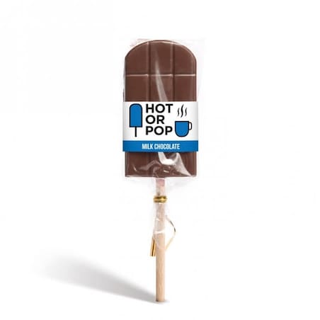 Lizak Czekolada mleczna - czekolada na gorąco lub pyszny lizak w jednym, prezent na każdą okazję