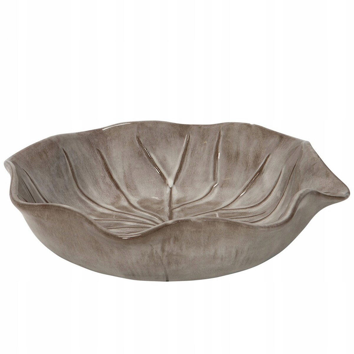 MISA OGRODOWA NA FONTANNĘ POIDEŁKO DEKORACYJNA GLINIANA SZARA MISKA GLINA