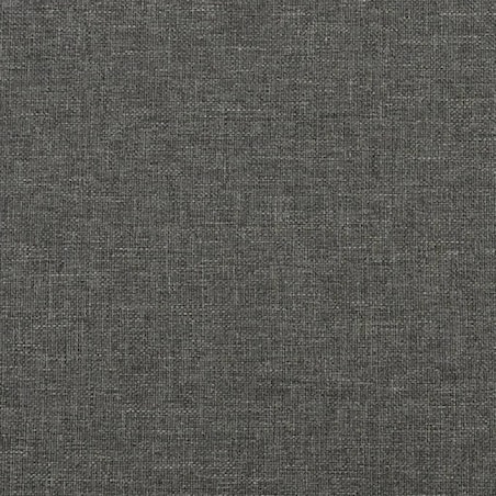 vidaXL Rama łóżka, ciemnoszara, 90x200 cm, tapicerowana tkaniną