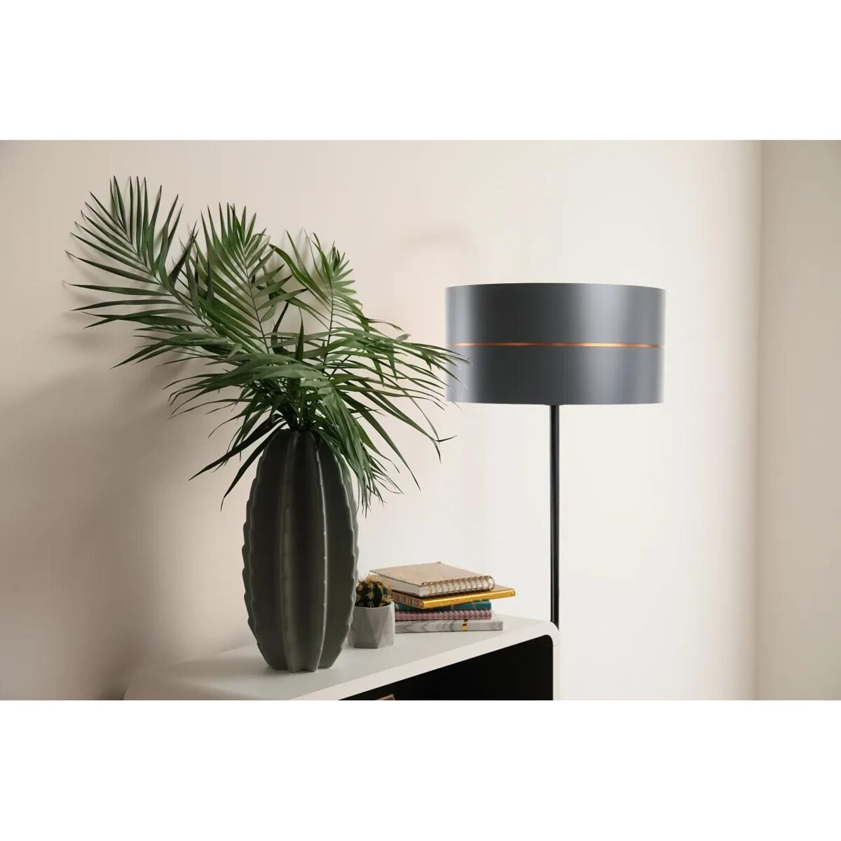 Lampa stojąca SIMPLY GLAMOUR grafitowa