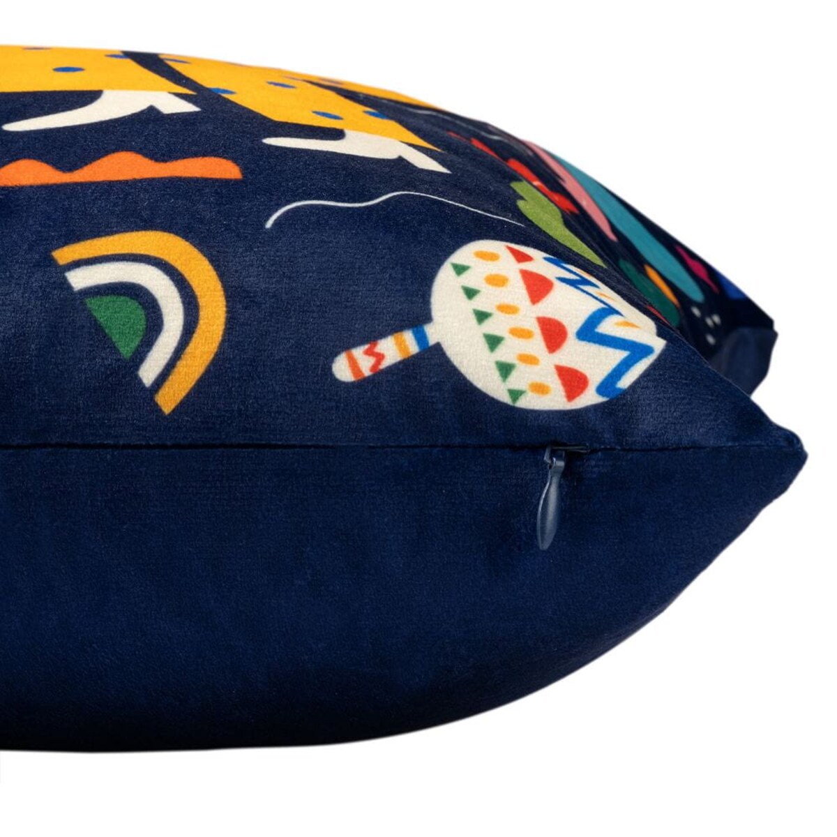 Poszewka dekoracyjna 43x43 granatowa, letnie party