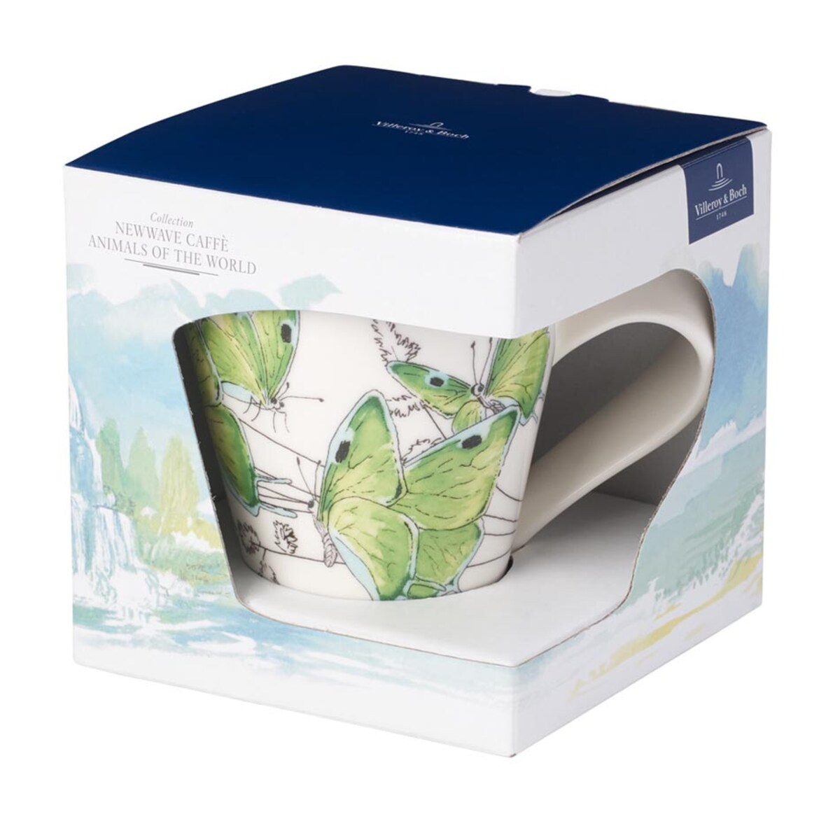 Kubek Zielony Motyl NewWave Caffè, 300 ml, Villeroy & Boch