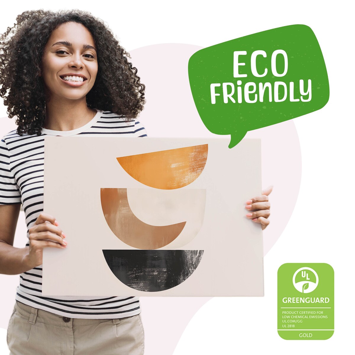 Obraz Na Płótnie Do Sypialni Abstrakcyjne Misy Boho Styl Japoński 120x80cm