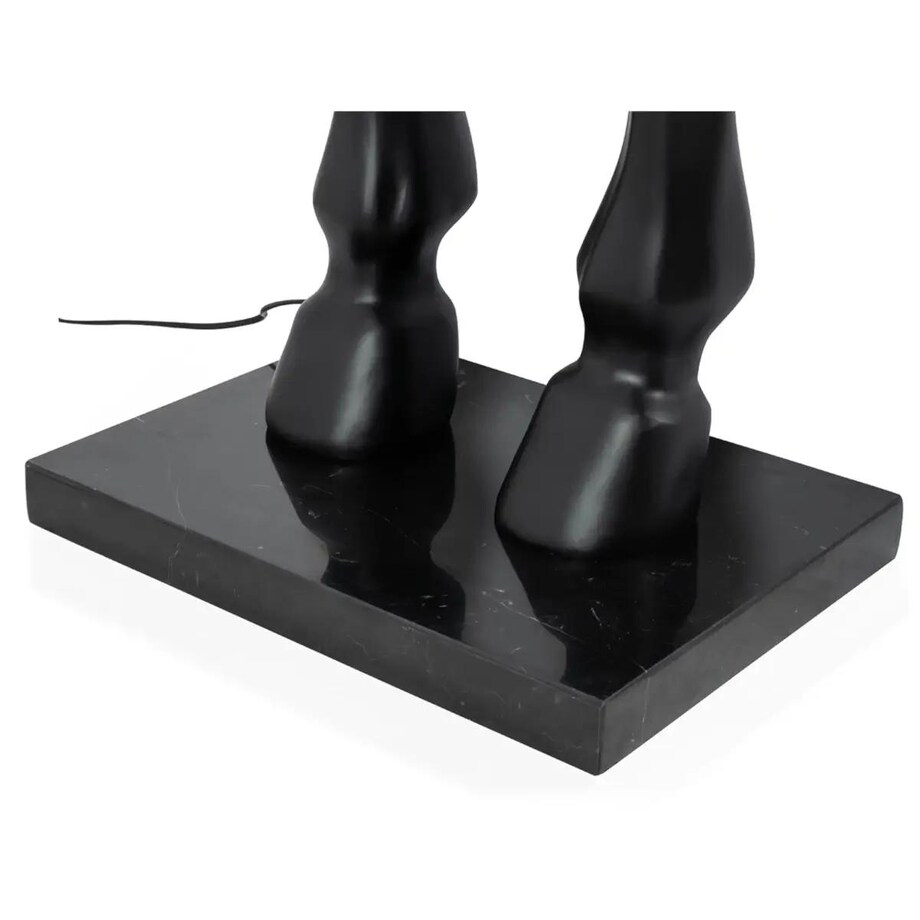 Sypialniana lampa podłogowa Horse M czarny koń nowoczesny