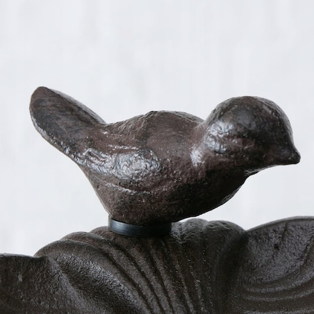 Stylowe Poidełko Ogrodowe dla Ptaków Żeliwne Karmnik Wanienka Ozdobne Ogród