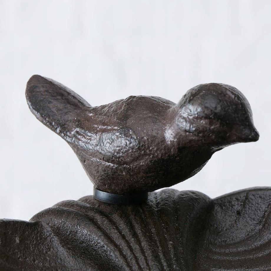 Stylowe Poidełko Ogrodowe dla Ptaków Żeliwne Karmnik Wanienka Ozdobne Ogród