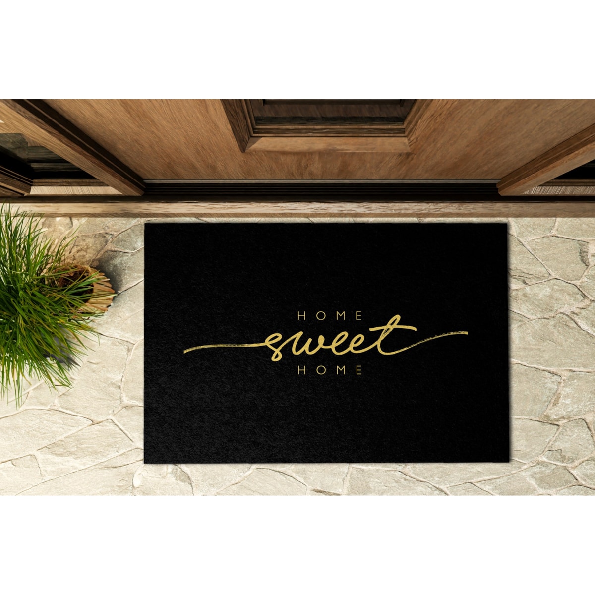 Wycieraczka zewnętrzna Z napisem 90x60cm