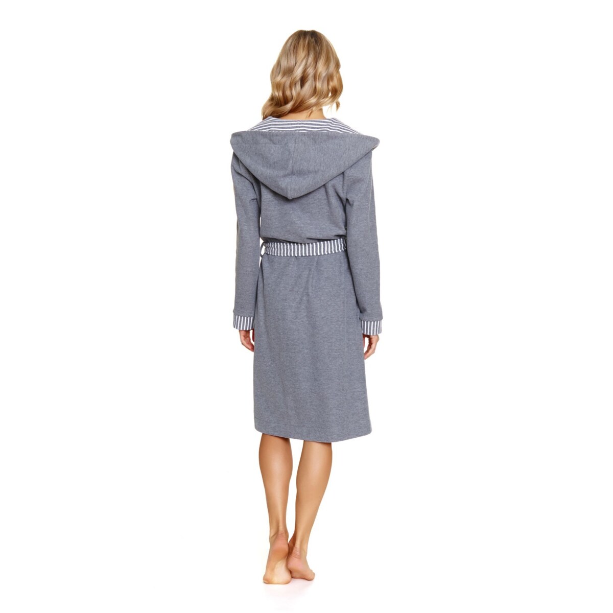 Szary szlafrok damski