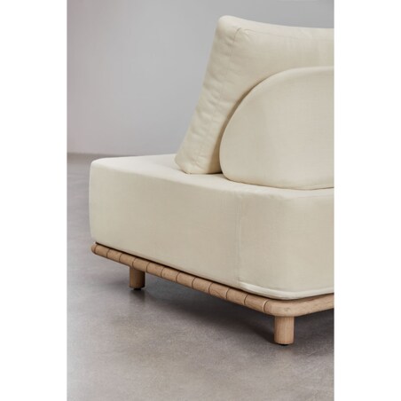 Zestaw ogrodowy: 2-częściow sofa ze stolikiem, fotelem i stolikiem kawowym Portet acacia