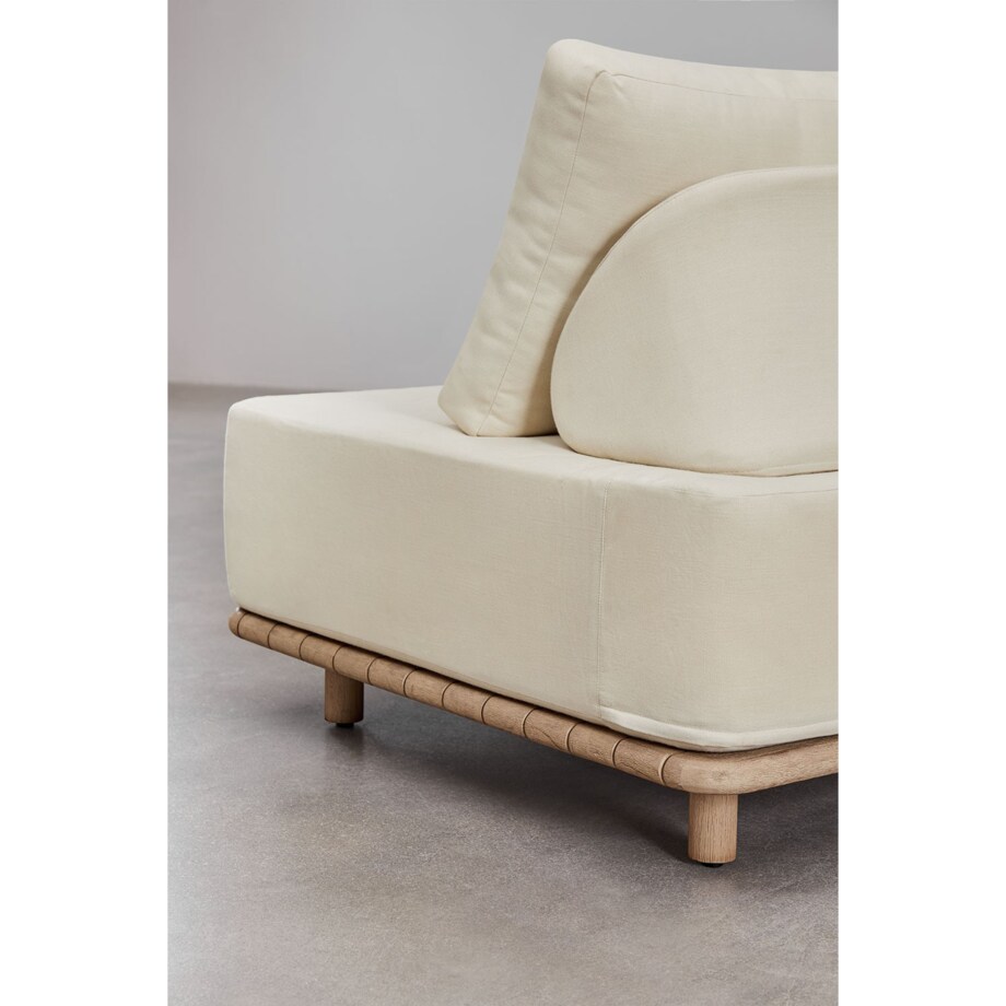 Zestaw ogrodowy: 2-częściow sofa ze stolikiem, fotelem i stolikiem kawowym Portet acacia