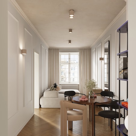 Plafon AURA 2 taupe GU10