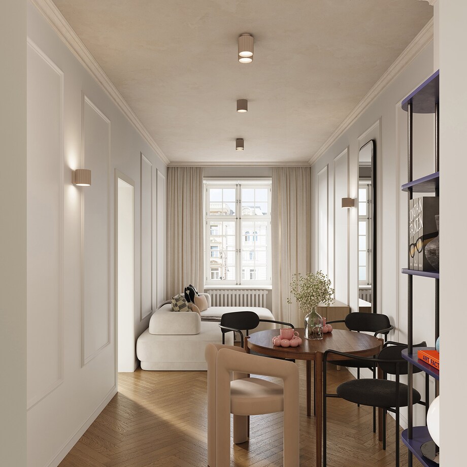 Plafon AURA 2 taupe GU10