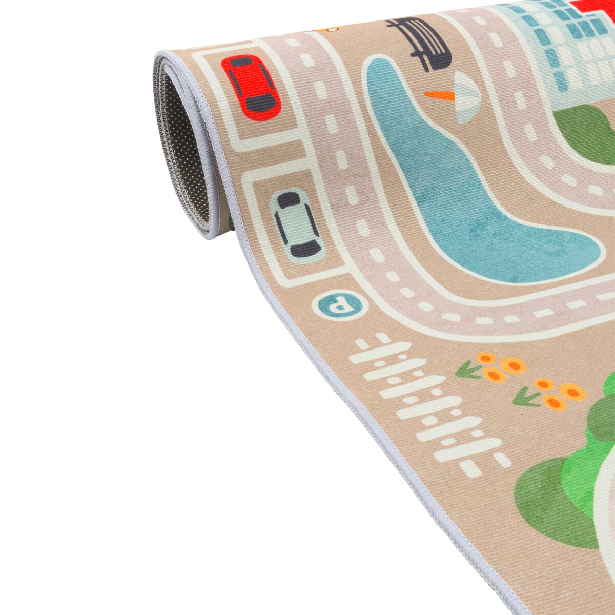 Dywan dziecięcy Ulice 200x300 cm e-floor beżowy