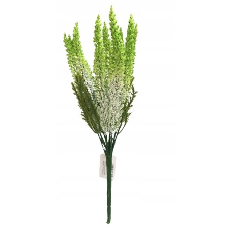 SZTUCZNY WRZOS GAŁĄZKA do bukietu stroika dodatek ZIELONY kwiaty jesień
